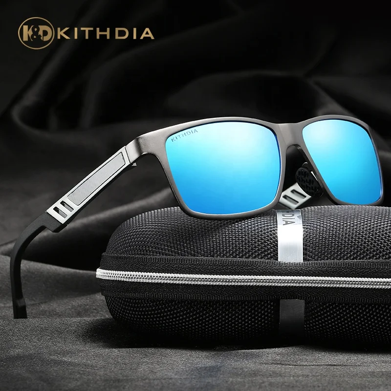 

Kithdia Sunglasses Men Polarized Aluminum Magnesium Frame Sun Glasses Driving Glasses Square Goggle Eyewear Accessories For Men