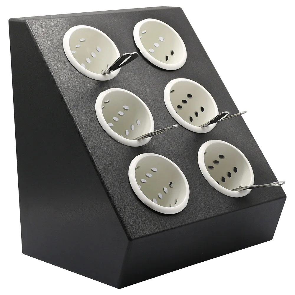 6hole Counter Flatware Dispenser Plastic Set Buy Flatware Dispenser