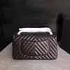 Luxury Lambskin Leather Chevron Bag Women Top Quality Real Leather Brand Designer Handbags Fashion Black Shoulder Chains Bags