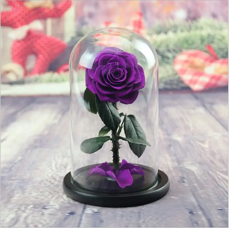 Venta Al Por Mayor,Color Rojo Vino,Rosas Eternas,Rosas Preservadas,Flores  En Cúpula De Cristal Para San Valentín - Buy Flores De Rosas  Conservadas,Rojo Rosa De Terciopelo,Flor En Tubo De Vidrio Product on  Alibaba.com