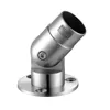 Adjustable Pipe Wall Flange With Tube Connector And Base Plate