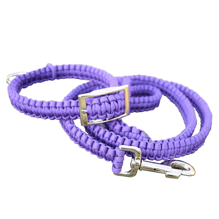 wholesale paracord training pet collar and leash for dog