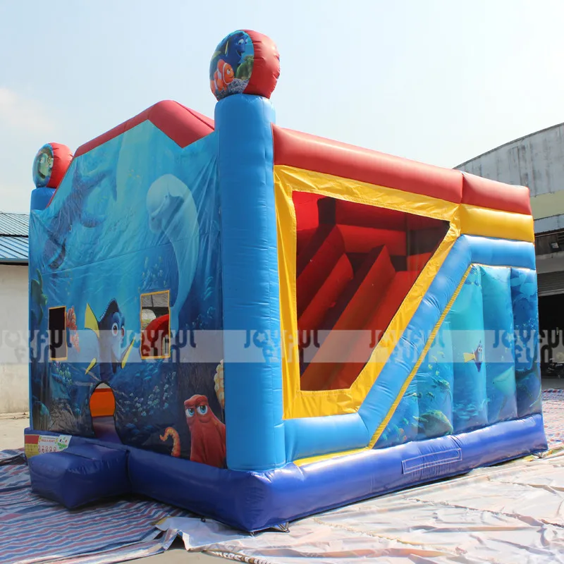 Inflatable cartoon jump bouncy castle house inflatable combo for amusement park JFCB-003,pc1.JPG