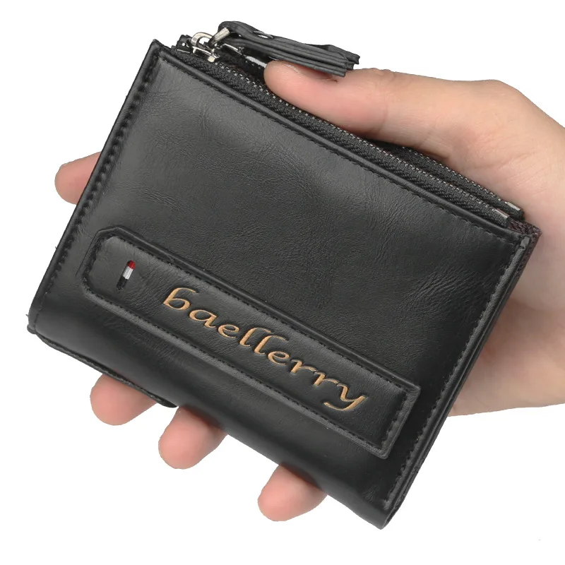 

Travel Men's PU Leather Money Clip Slim Wallet Men