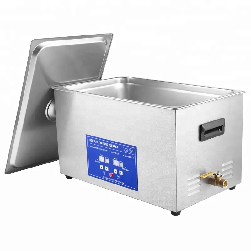 
20L Stainless Steel Benchtop Digital Heated Ultrasonic Bath Cleaner 