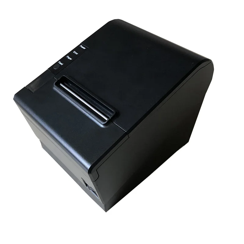 

80mm 3inch pos mini bill Ethernet LAN ticket thermal receip printer TC80 KP80UBE, Black
