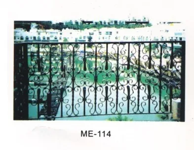 ornamentales de hierro forjado para la cerca del jardín-Materiales de