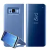 High Quality Mirror Smart Touch Stand Design PU Leather Hard PC Mobile Phone Flip Cover Case for Huawei Mate 20X