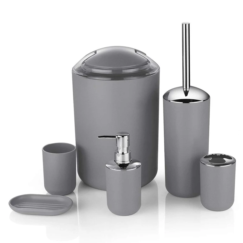 

Latest 6-Piece Personal Bathroom Accessories Set, Available