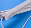 DLC listed v shape integrated led cooler tubes, T8 led tube light fixture cooler door led light