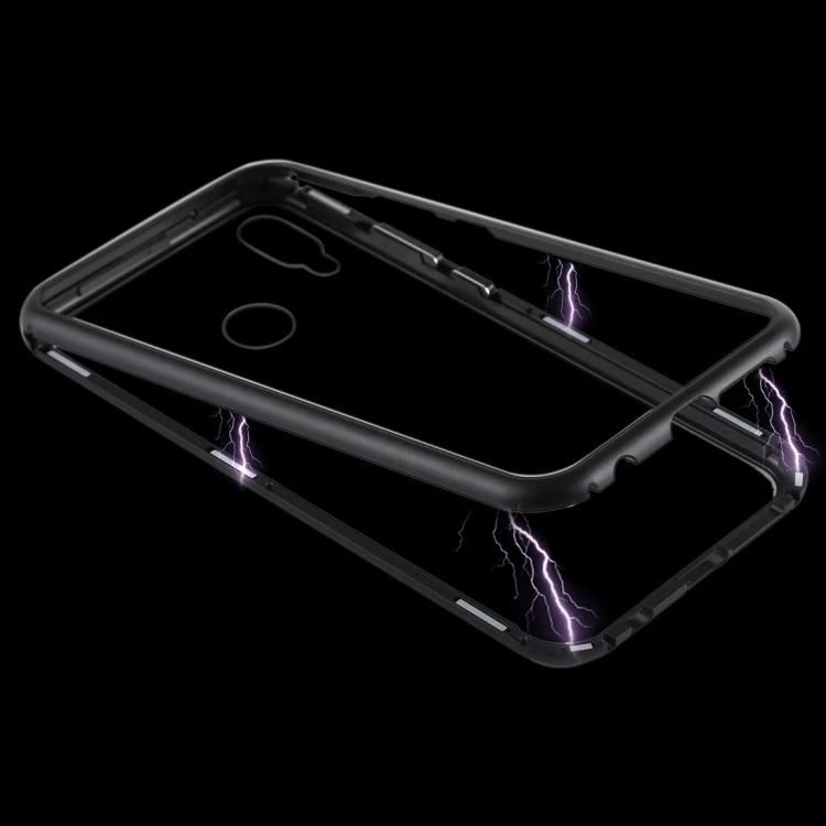 

Magnetic Metal Frame Tempered Glass Case for Huawei P20 Lite / Nova 3e