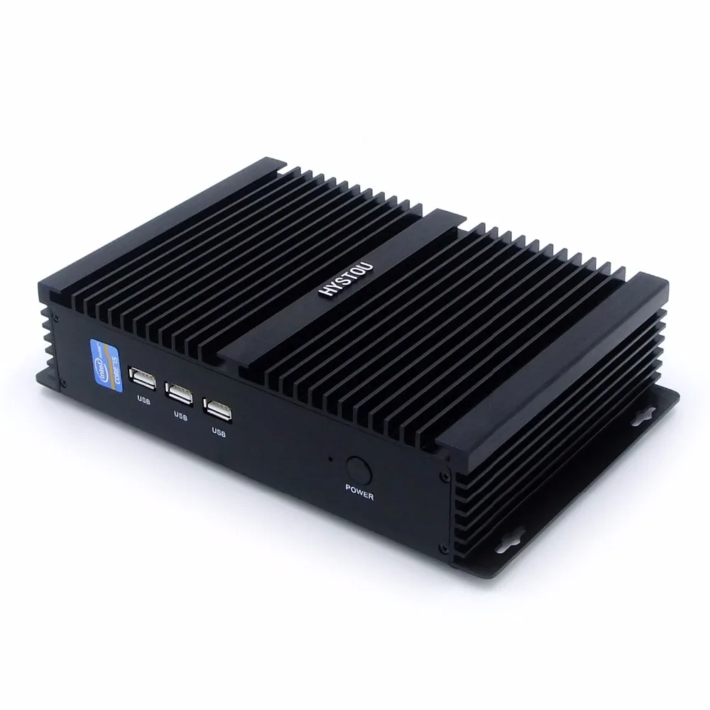 

Fanless Rugged Computers i5 4200u Industrial PC Barebone Desktop 4K Dual Display