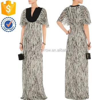 chiffon gown design