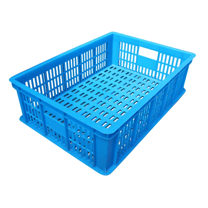 Eco-friendly Promotional Blue Baskets Durable Plastic Mesh Storage ...