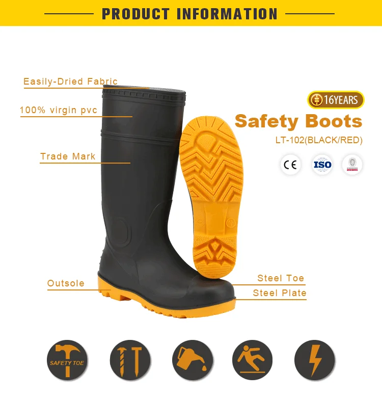 marks steel toe rubber boots