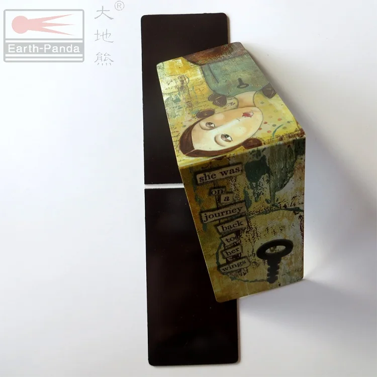 
Hot sale custom various styles souvenir bookmark magnet 