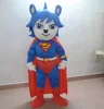 custom Superman costume, advertising fabric Superman mascot costume adult Superman cartoon costume for sale