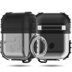 Metal Silicone Case Apple Airpods