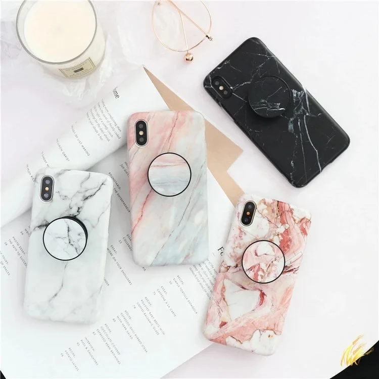 

phone holder cute marble drop shipping phone case for iphone 6s 7 plus x 8plus Xs max XR