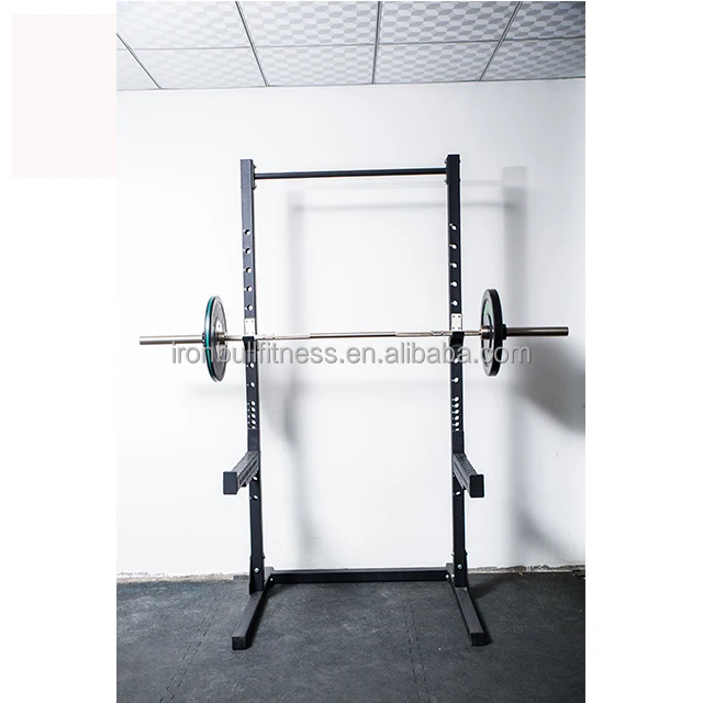 
Power stand squat rack with safety arms 