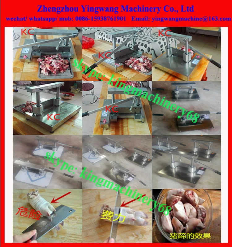 Manual Meat Bone Cutter Chopper Machine Buy Handwork Pork Bone
