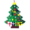 Christmas Party Game DIY Felt Christmas Tree with Ornaments for Kids