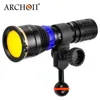 best selling Christmas gift ARCHON WL07 100M blue XP-E D4*10 LED Professional Underwater Diving Torch