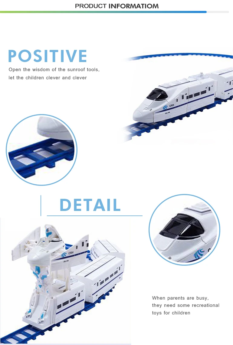 Hot Sell New Arrival Electric Customized Deformed High Speed Rail Toy