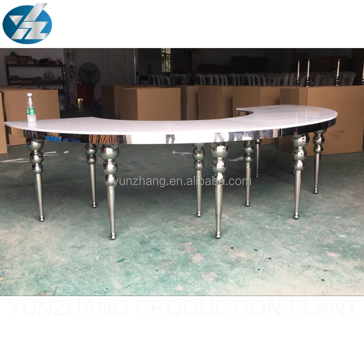 High Gloss Half Round MDF Wedding Table.jpg