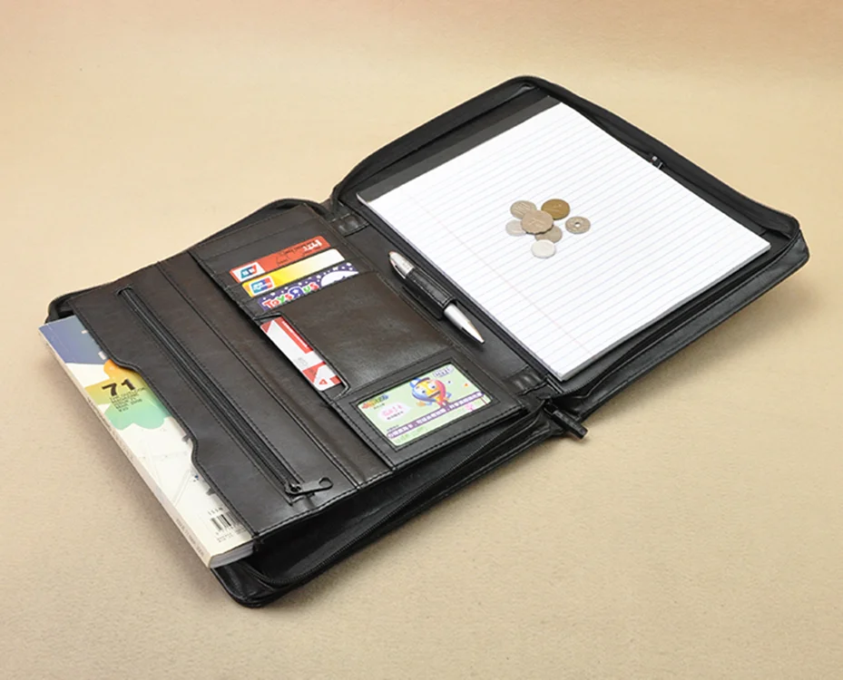 A4 Pu Leather Expandable Accordion File Folders - Buy A4 Pu Leather ...