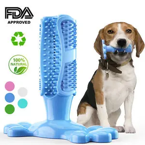 Image of Hot search discount pet dental chew dog tooth brush toy Silicone Pet Rubber Toothbrush Chewing Toys For Dogs