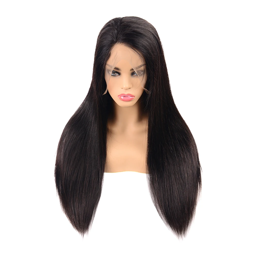 

Wholesale Remy Lace Front Human Hair Wigs Silky Straight Natural Color, N/a