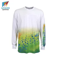 

2019 Hot Sale Dye Sublimation Printing Custom Blank Fishing Shirt