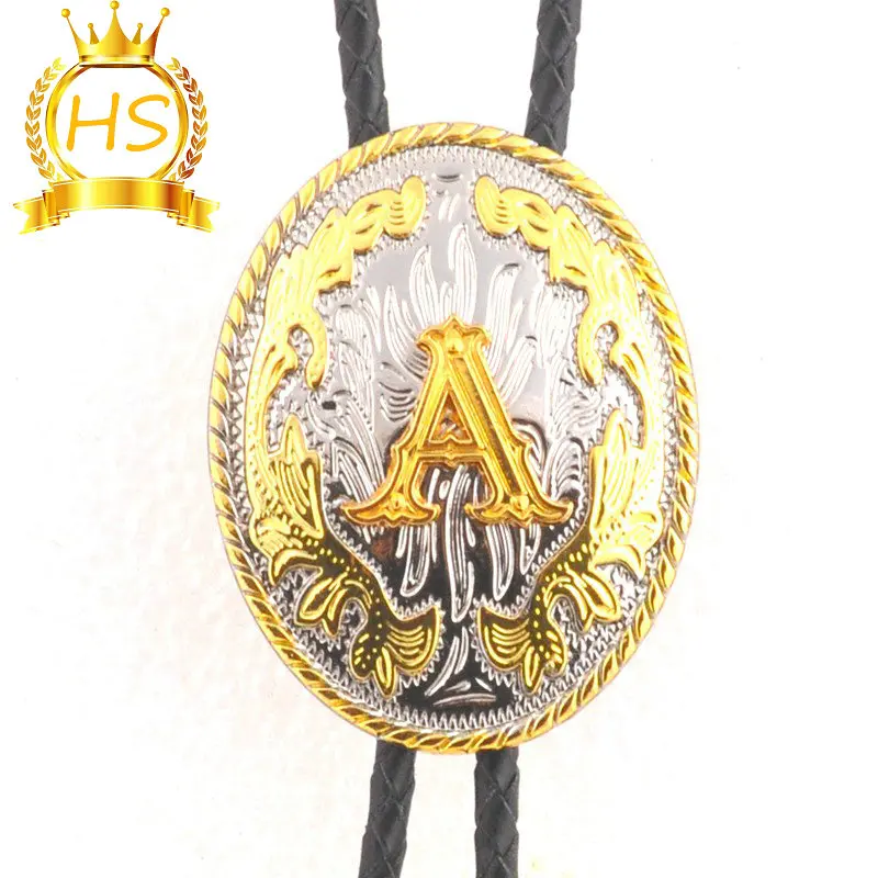 

2019 new bolo tie white gold western luxury wedding accessories manufacturers direct sales Western Vintage Native American