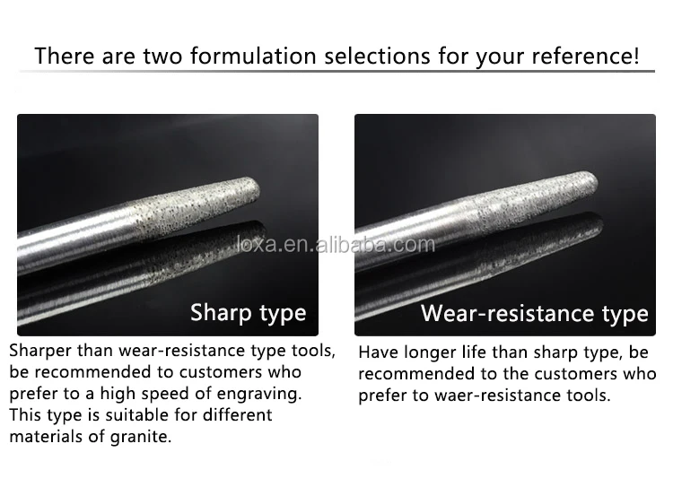 Loxa Long Life Granite Engraving Bit,Sintered Diamond Stone Engraving Tool Buy Granite