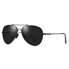 Wholesale Brand Design Oval Polarized Sunglasses Metal Frame UV400 Sun Glasses For Men