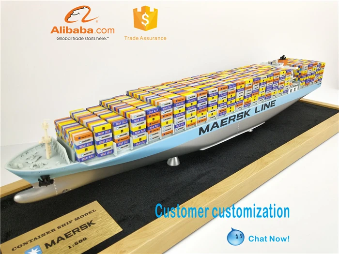 model container ship 60cm model ships made in china plastic shipping container model