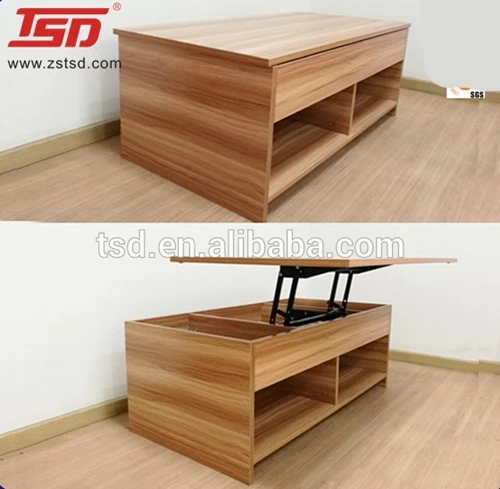 
Fashion new design wooden coffee , modern lift height adjustable tea table 
