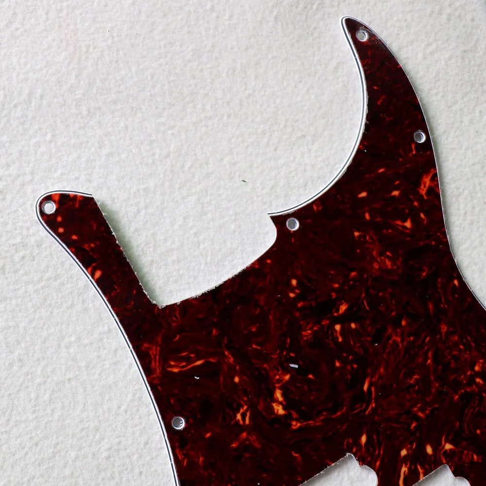 Us Standard 4 String P Bass Guitar Pickguard Brown Tortoise Colors