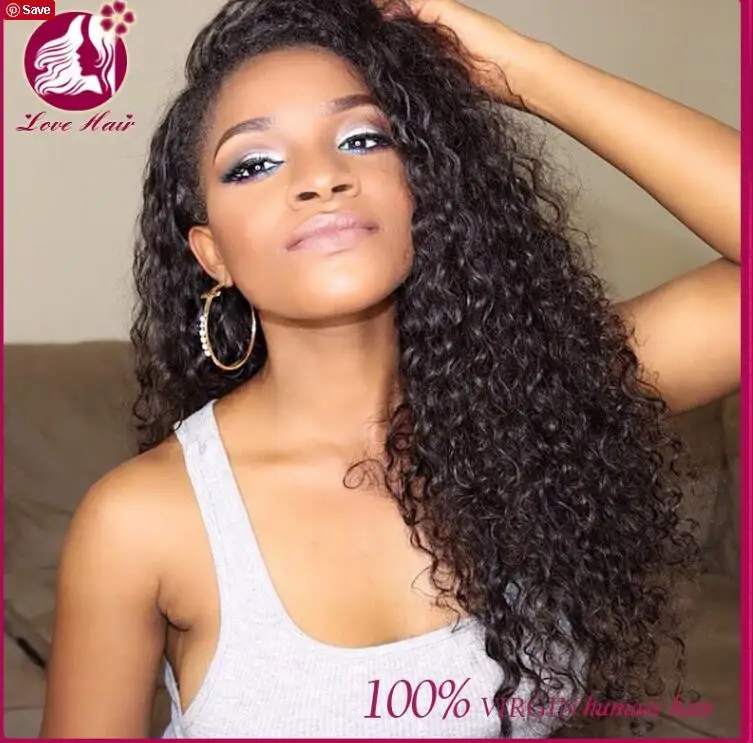 

10A Water Wave Peruvian Human Hair Lace Front Wigs With Baby Hair Thick For Black Women, N/a
