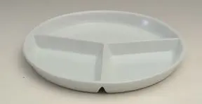 3 Compartment Dinner Plate Divided Porcelain 3 Compartment Dinner Plate Divided