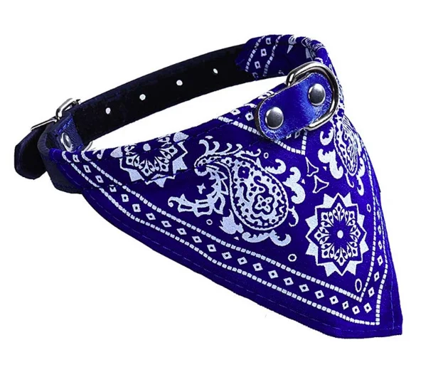 

Pet Dog Scarf Collar Adjustable Puppy Triangl Bandana Quality Pet Cat Tie Collar Pet products wholesale, Red /blue/green/black/pink