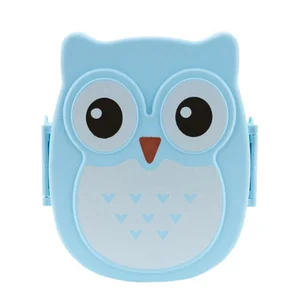 Image of 2019 Amazon Hot Selling Wholesale Promotion Food Grade Plastic Sandwich Cartoon Lunch Box for Kids Children Students