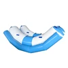 Double row water float for swimming pool water park
