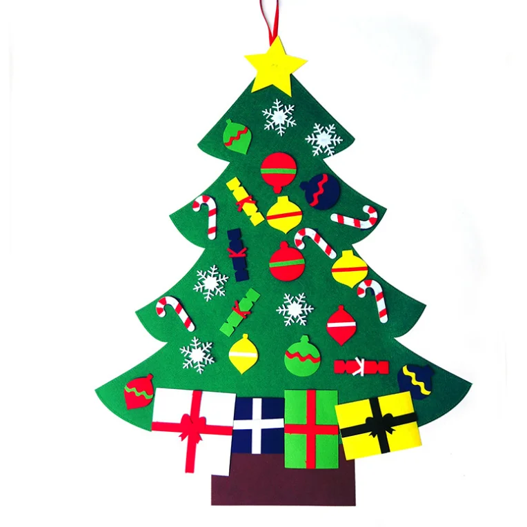 

wholesale Amazon hot artificial decoration felt christmas tree in china