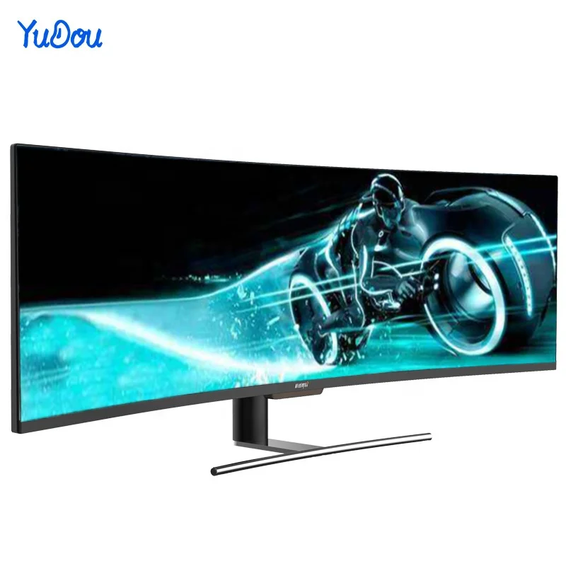 
Hot Selling 49 Inch LCD LED 4K 144HZ Curved Screen Computer Gaming Monitor 