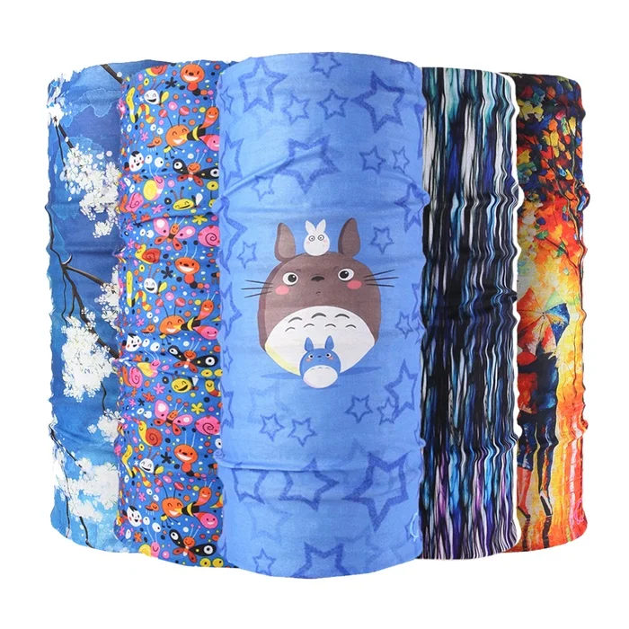 
Large Wholesale Multifunction Elastic Polyester Band Head Wrap Custom Design your Own bandana 