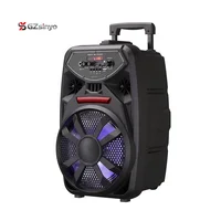 

8 inch sound audio portable party trolley bluetooth speaker