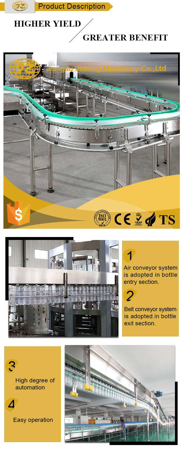 Horizontal Slat Bottle Chain Conveyor System Buy Bottle Conveyor