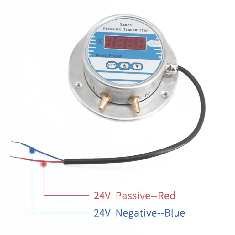 Water/oil/air 4-20ma Output Wireless Digital Differential Pressure